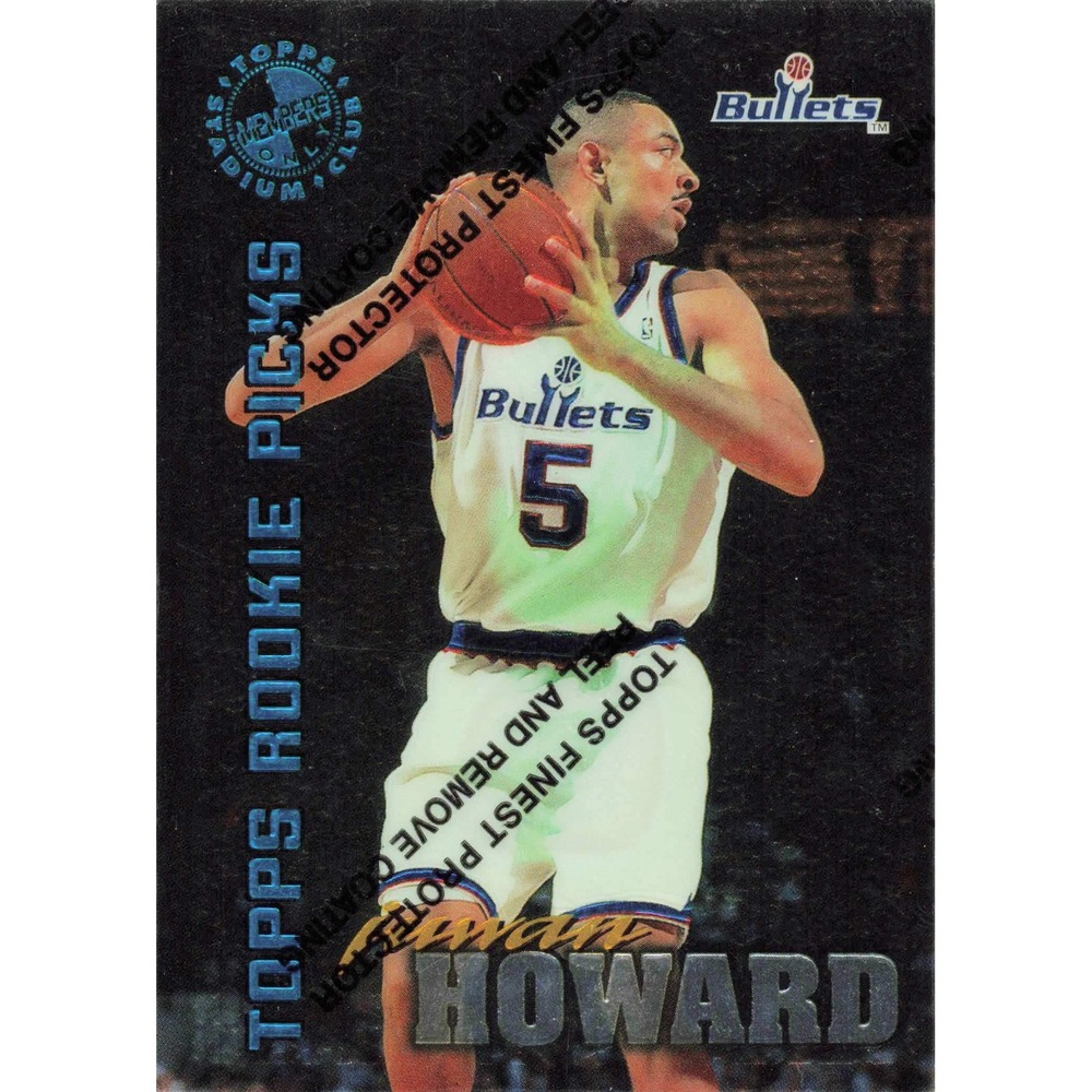 1995 Topps Stadium Club Members Only Juwan Howard Rookie‎ Picks 50 Bullets